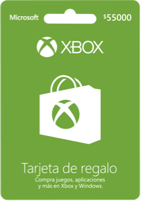 Xbox Tarjeta de Regalo 55.000 COP Digital | Colombia - Comprar en LATAMPLAY Colombia