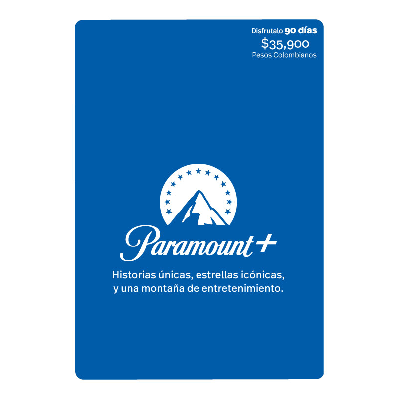 Paramount+ Tarjeta de Regalo 3 Meses Digital | Colombia - Comprar en LATAMPLAY Colombia