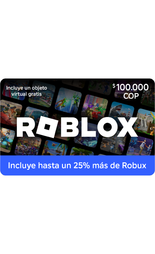 Roblox Tarjeta de Regalo 25.000 Robux Digital | Colombia - Comprar en LATAMPLAY Colombia