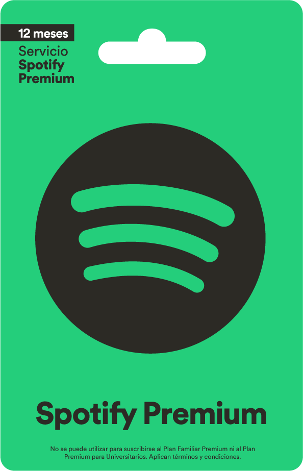 Spotify Premium Tarjeta de Regalo 12 Meses (Colombia) | Prepago | Colombia - Comprar en LATAMPLAY Colombia