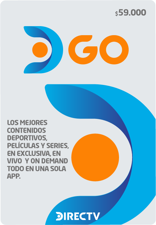 DirecTV GO Suscripción Streaming $59.000 | Colombia - Comprar en LATAMPLAY Colombia